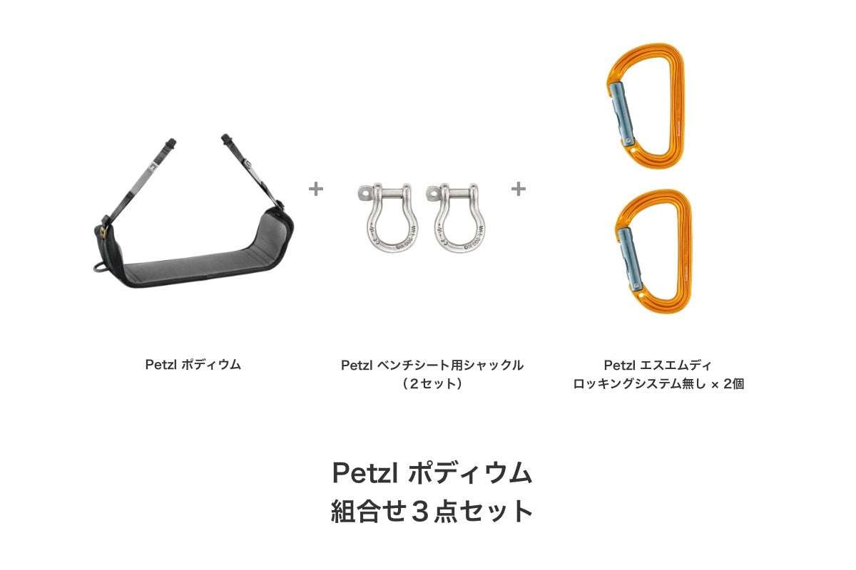 ペツル ポディウムを正しく使用するための組合わせと「ワークシート」使用の重要性